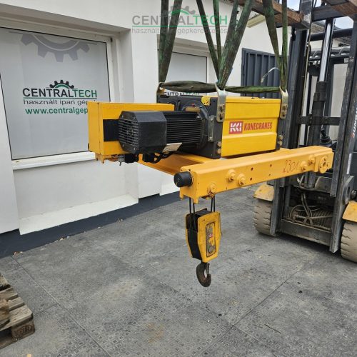 Overhead crane wire rope hoist Konecranes XL300 5000kg 8m