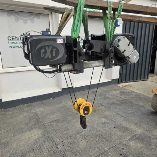 Overhead crane wire rope hoist Konecranes CXT400 5000kg hoist 6m
