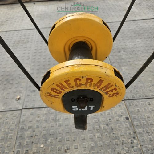 Overhead crane wire rope hoist Konecranes CXT400 5000kg hoist 6m