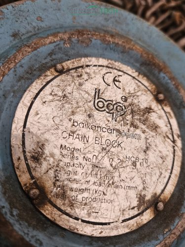 Balkancar kézi láncos emelő 500kg thr.