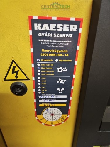 KAESER BS61 Csavarkompresszor 37kw 6,1m3/perc 7,5bar.levegő kompresszor 