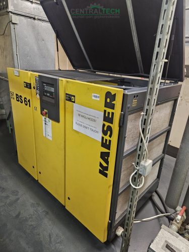 KAESER BS61 Csavarkompresszor 37kw 6,1m3/perc 7,5bar.levegő kompresszor 