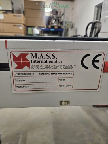 Aluvázas mobil szállítószalag MASS 195x60cm válogatószalag futószalag