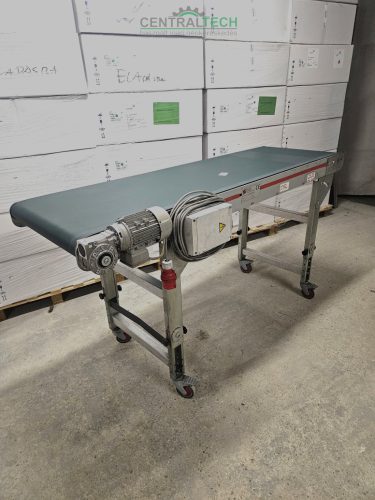 Aluvázas mobil szállítószalag MASS 195x60cm válogatószalag futószalag