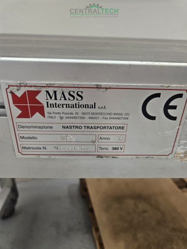 Alu vázas Mobil Mass NPS szállítószalag 2950x600mm futószalag