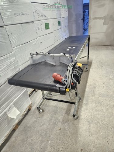Mfördersystems  mobil alu vázas szállítószalag 2600x600mmm 4m/perc válogatószalag.