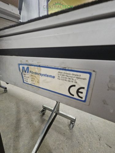 Mfördersystems  mobil alu vázas szállítószalag 2600x600mmm 4m/perc válogatószalag.