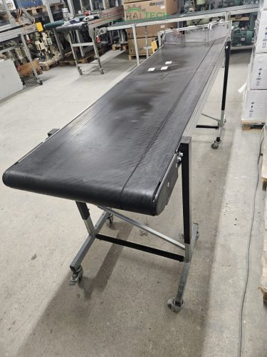 Mfördersystems  mobil alu vázas szállítószalag 2600x600mmm 4m/perc válogatószalag.
