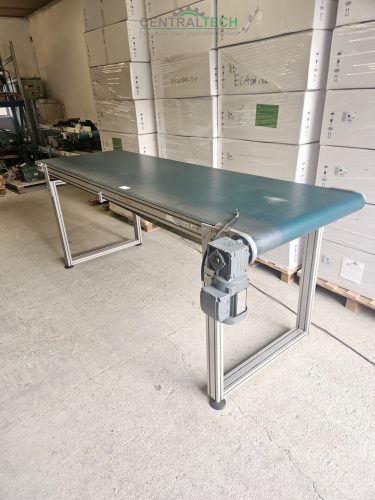 alu vázas szállítószalag 2510x800mmm 4m/perc válogatószalag.