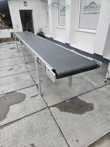 szállítószalag 510x60cm alu vázas futószalag válogatószalag 