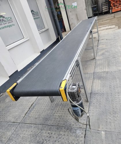 szállítószalag 510x60cm alu vázas futószalag válogatószalag 