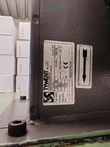 Szárító szekrény Tywent radiálventilátorral WB 16 B 1800 m3/h, 0,75 kW/ct2378