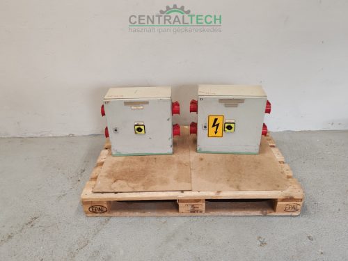 Himel kapcsolószekrény egy ajtós, acél szerelőlappal 400x400x205mm /ct2379