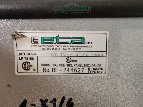 Kétajtós fém kapcsolószekrény 100x60x20cm elosztószekrény./ct2381