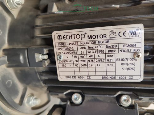 Polymovent FAN 28 radiál ventilátor, 0,75 kW, 2400 m3/h /ct2383