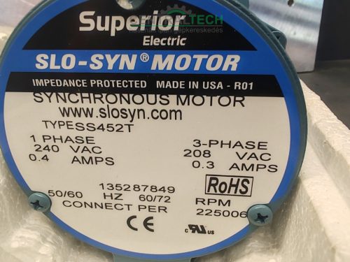 Superior Electric SLO-SYN SS452T léptetőmotor 60rpm/25W/ ct2412