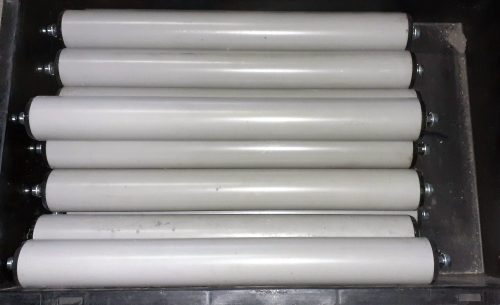 Szállítószalag görgő, 440x50mm h/sz, szállítógörgő /ct429w