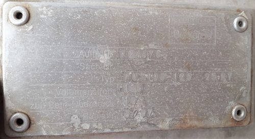 Ipari dupla kosaras folyadékszűrő, rozsdamentes, 100 m3/h kapacitás /ct455