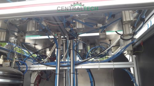 4 állomásos pneumatikus prés, célgép /ct549/