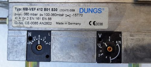 Ipari gázégő Cuenod C120 Gx 230-1600kw Új gázégőfej /ct553