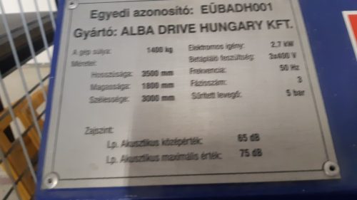 Alba Drive EÜBADH001 pofástörő , üveglap aprító  /ct615