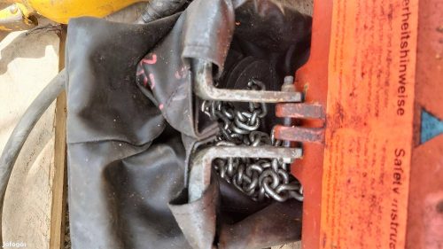 Láncos emelő, ipari daru Rema LK 250kg, em.mag. 3,2m /ct809