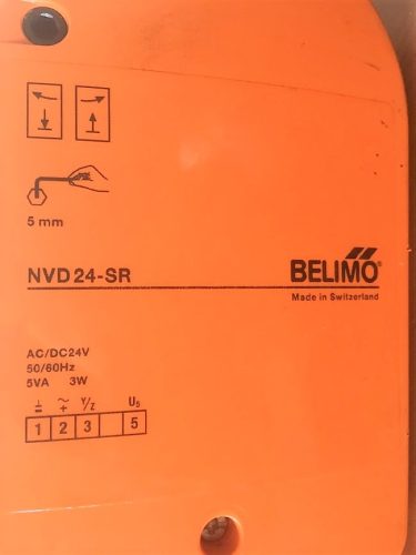 Háromjáratú szelep, tolózár 24V, Belimo Nvd24-SR több darab /ct823