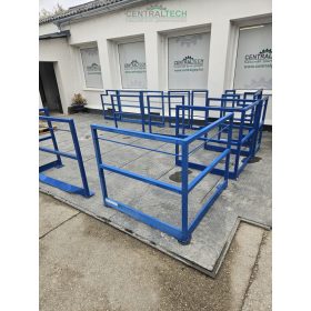 Porfestett acél védőkorlát több méretben /ct953