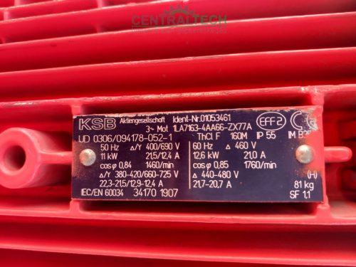 Iker centrifugál szivattyúk KSB Etaline Z-GN 100-250, 170 m3/h /ct978